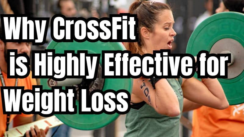 woman losing weight by crossfit